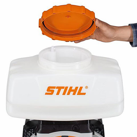 Stihl SR 430 - Zbiornik 14L z dużym otworem wlewowym